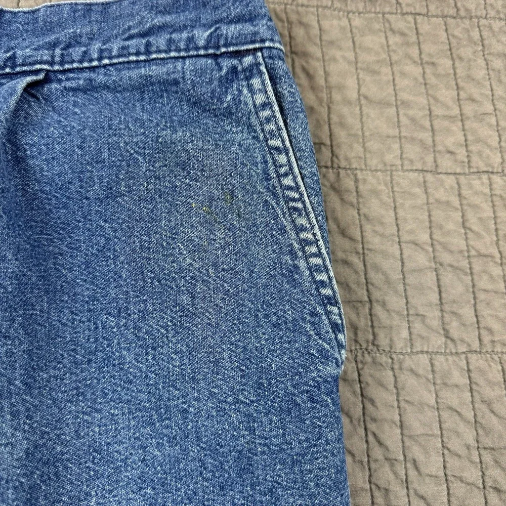 Vtg LL Bean Jeans Men's 36x34 (32x31) Blue‎ Denim Straight Leg Union Made In USA